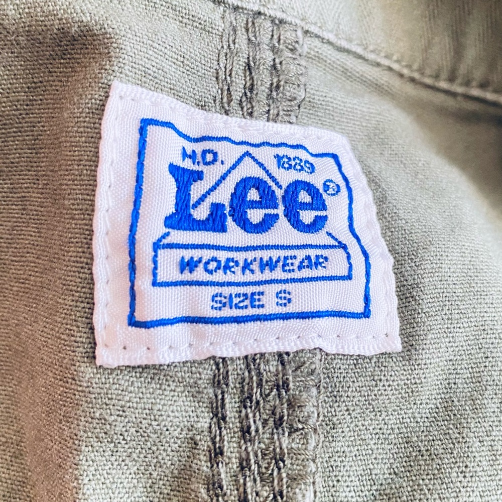 New Lee Brand green soft cotton long button down Top - Picture 5 of 5